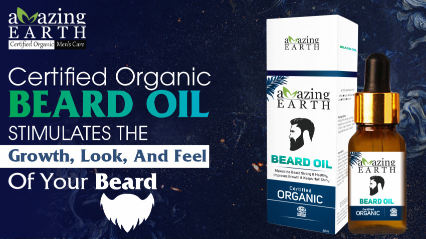 AMAzing EARTH Certified Organic Beard Oil