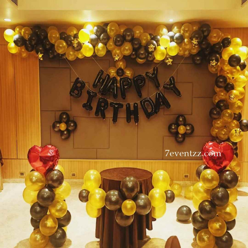 Birthday decoration at Home with Balloons