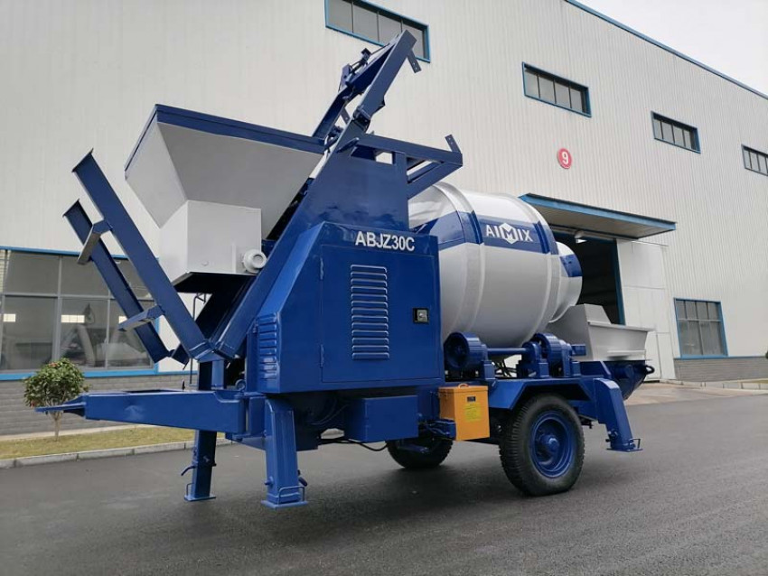 Summary Of The Concrete Mixer Pump Working Principle