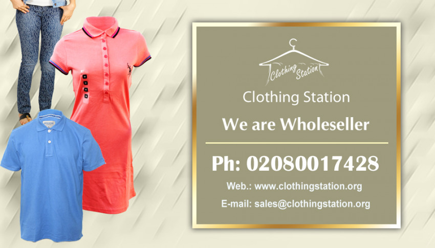 How can you purchase clothing from the UK at a wholesale rate?