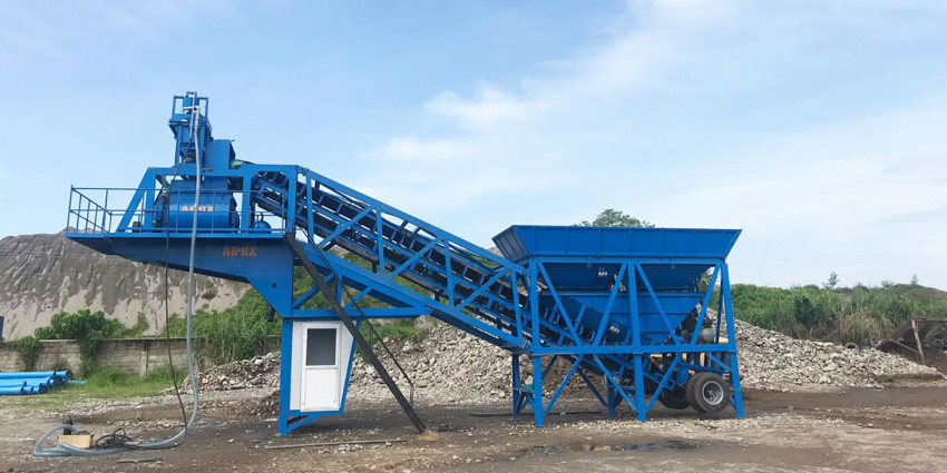 Portable Concrete Plants Create Your On-Site Work Easy