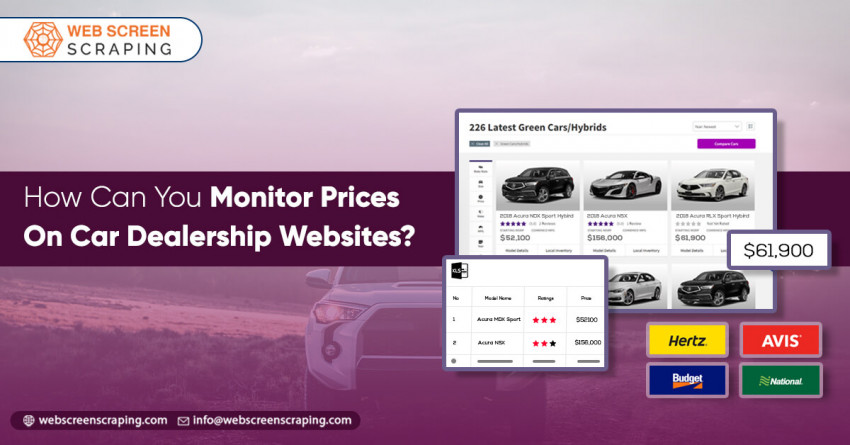 How Can You Monitor Prices On Car Dealership Websites?