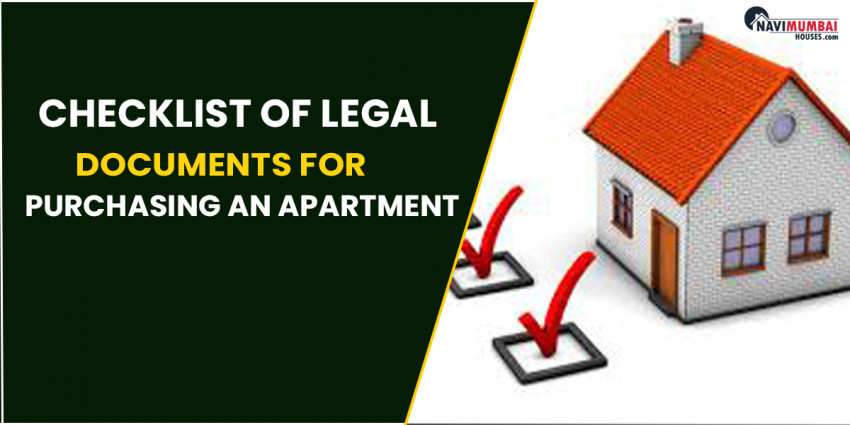 Checklist Of Legal Documents For Purchasing An Apartment
