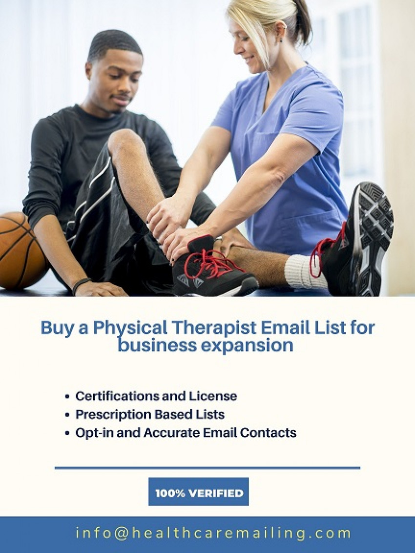 Why Do Marketers Need A Physical Therapist Email List?