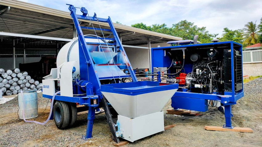 Concrete Pump Mixers Combine Two Functions In A Single Machine