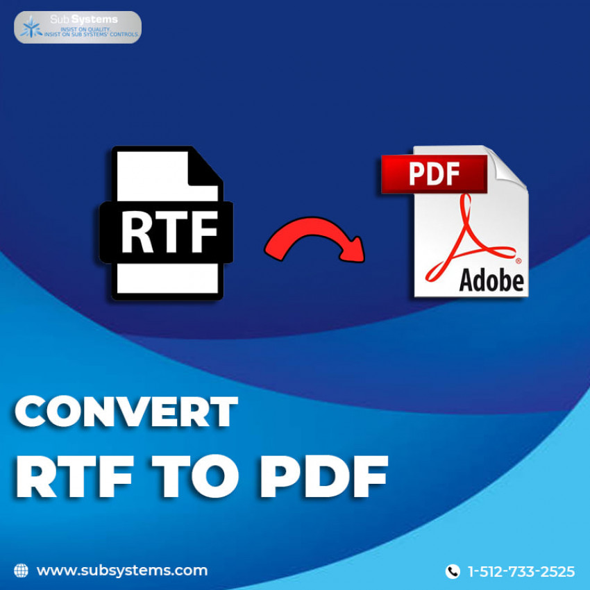 4 reasons for using RTF to PDF converter for business