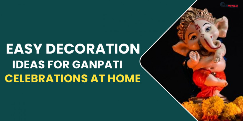 Easy Decoration Ideas For Ganpati Celebrations At Home