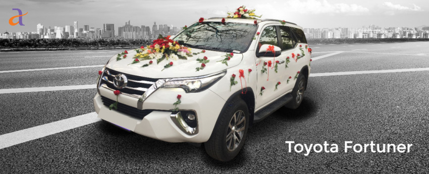 Book Fortuner Car on Rent for Luxury Wedding Rides