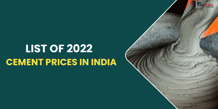 List Of 2022 Cement Prices In India