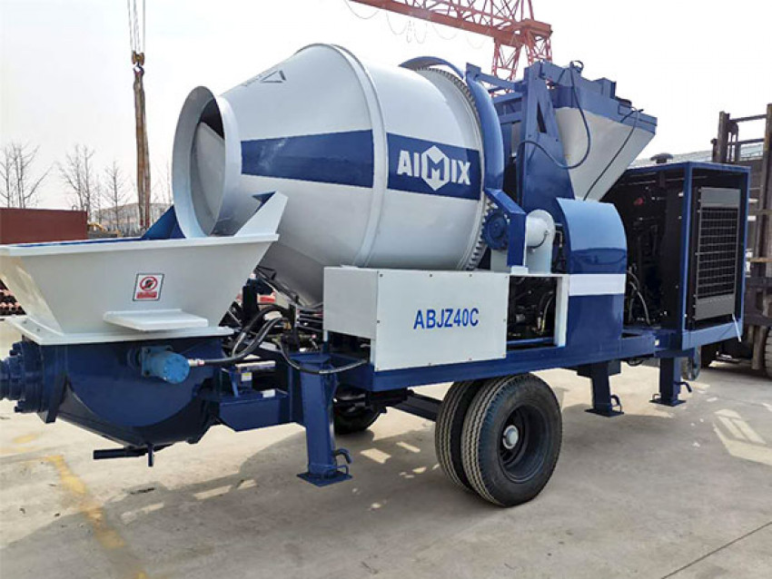 Using Concrete Mixer Pump Usage Fields