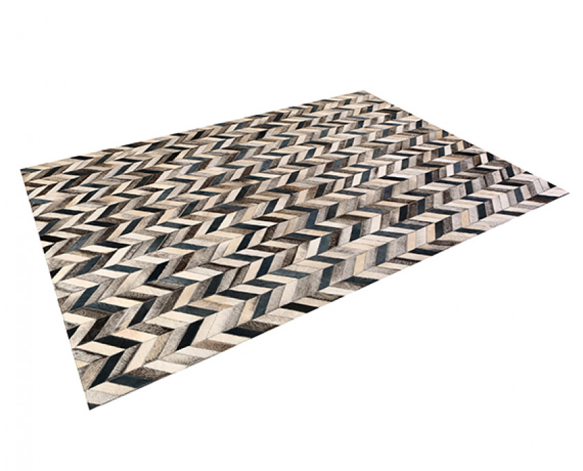 Buy Handmade Leather Chevron Carpet From Reliable Manufacturer!