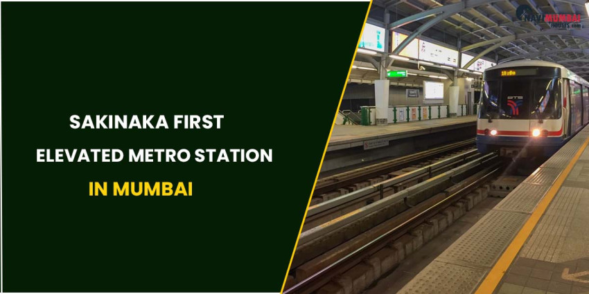 Metro Station SakiNaka First Elevated Metro Station In Mumbai
