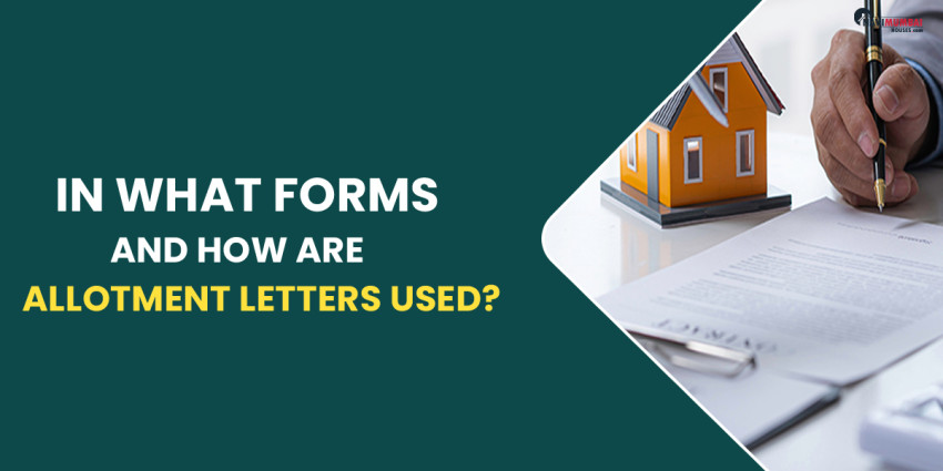 In What Forms And How Are Allotment Letters Used?