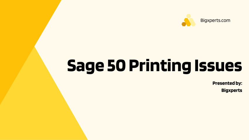 Sage 50 Printing Issues: Troubleshooting Tips and Solutions