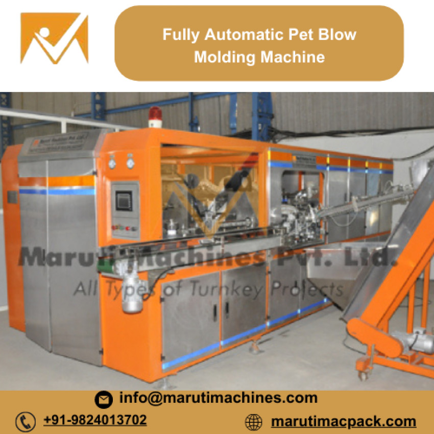 Maruti Machines Fully Automatic PET Blow Molding Machine: