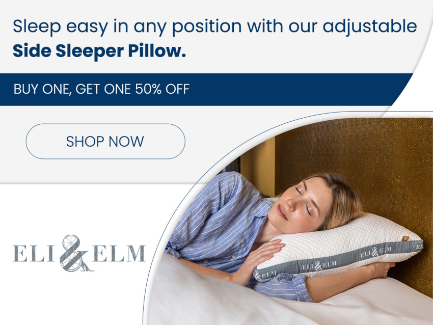 Eli & Elm's Best Pillow for Side Sleepers: The Ultimate Choice for Restful Nights