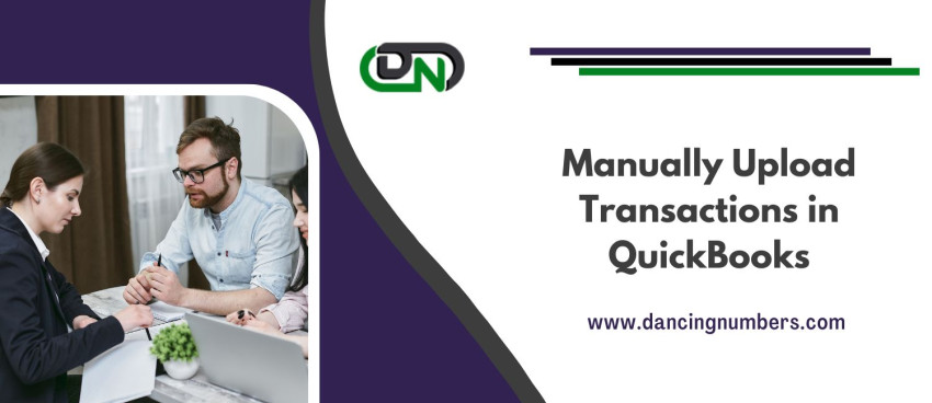 Manually upload transactions into QuickBooks Online