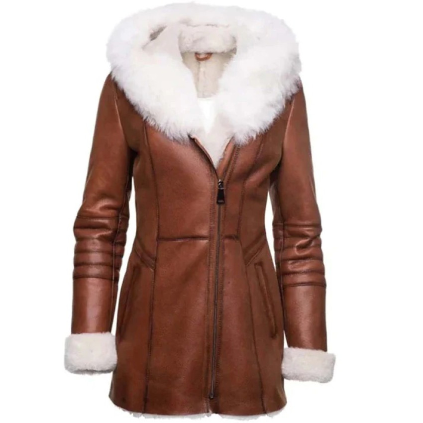 Women's Shearling coats are the perfect way to keep warm during the colder months.