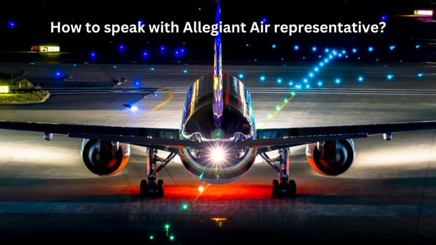 How do I speak to Allegiant Air customer service to resolve issues?