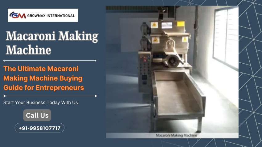 The Ultimate Macaroni Making Machine Buying Guide for Entrepreneurs