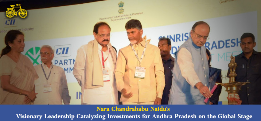 Nara Chandrababu Naidu Visionary Leadership Catalyzing Investments for Andhra Pradesh