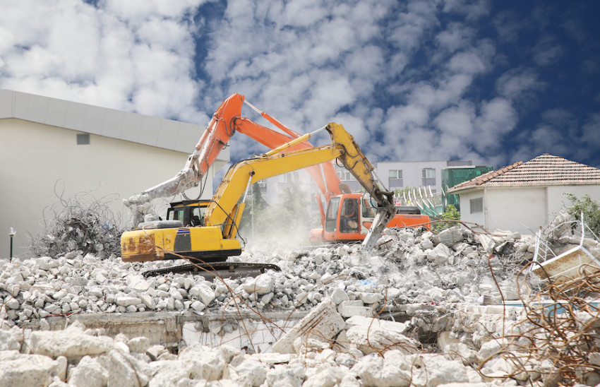 The most common materials recycled during demolition and excavation