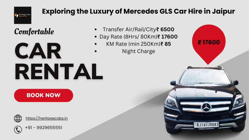Exploring the Luxury of Mercedes GLS Car Hire in Jaipur