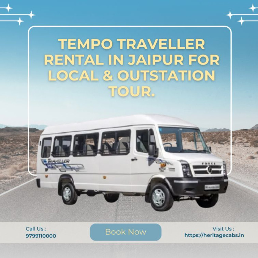 Tempo Traveller Rental In Jaipur For Local & Outstation Tour