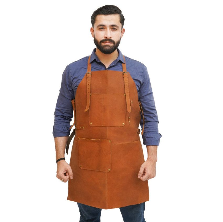 Elevating Style and Utility Exploring Leather Aprons for Men
