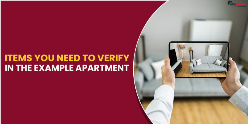 Items you need to Verify in the Example Apartment
