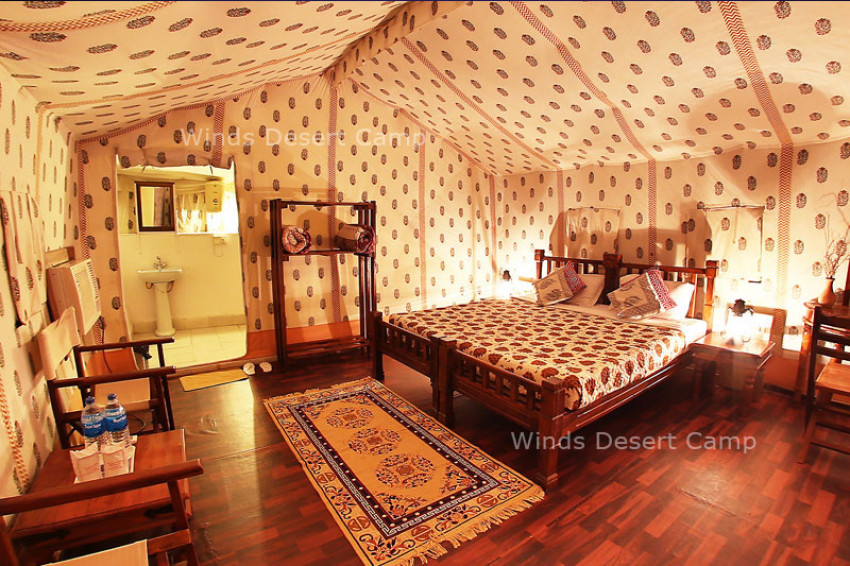 Inside the Tents: A Glimpse into Luxury at Jaisalmer Desert Camp