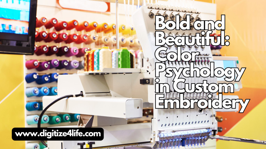 Bold and Beautiful: Color Psychology in Custom Embroidery