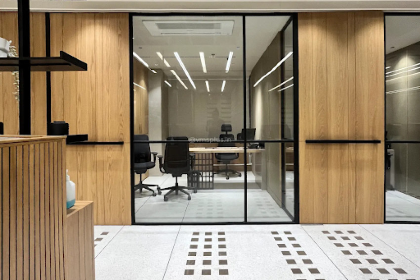 Aluminum Frame Glass Partition | VMS Plus