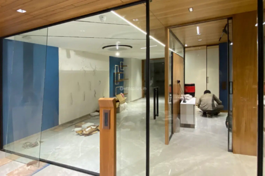 Aluminium Glass Partition | VMS Plus