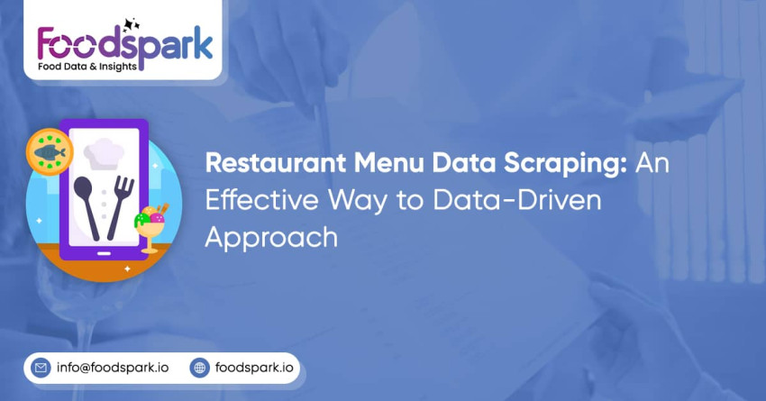 Restaurant Menu Data Scraping: An Effective Way to Data-Driven Approach