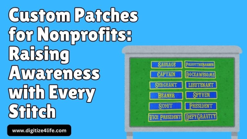 Custom Patches For Nonprofits: Raising Awareness with Every Stitch