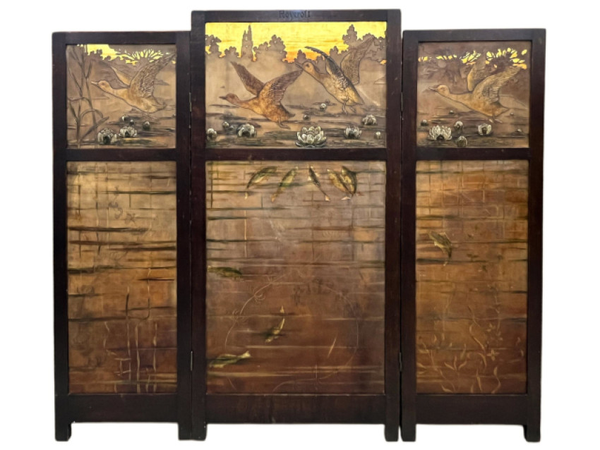 A Roycroft Three-Panel Screen will Headline MBA Seattle Auction House's Dec. 5th Online-Only Auction