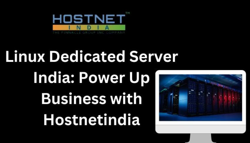 Linux Dedicated Server India: Power Up Business with Hostnetindia
