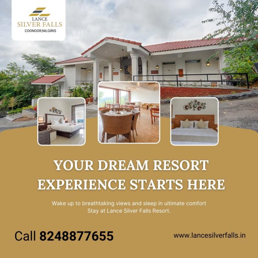 Luxury Experience at Lance Silver Falls: A Peaceful Retreat in Coonoor, Nilgiris