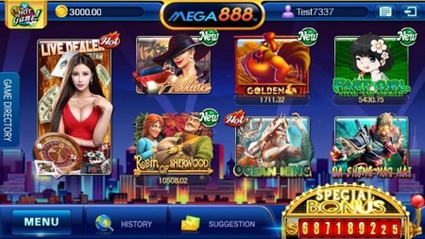 Explore a Wide Range of Games at Mega 888 Online
