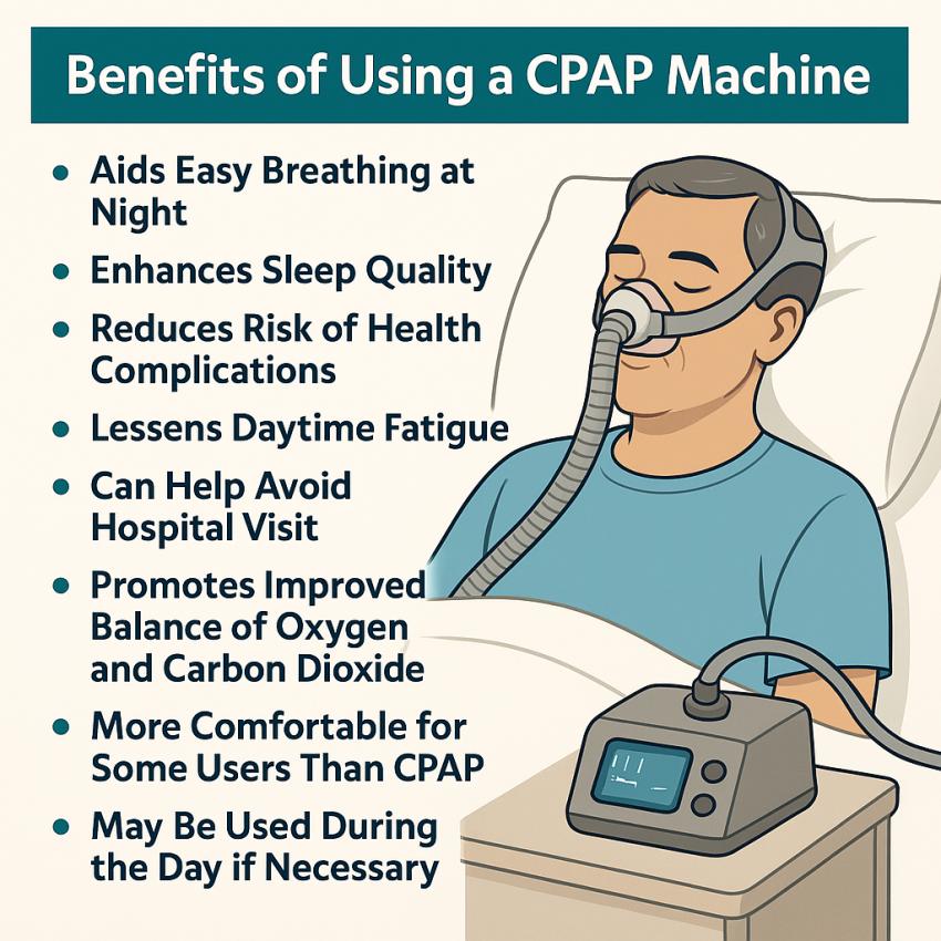 Top Benefits of Using a CPAP Machine for Better Breathing at Night