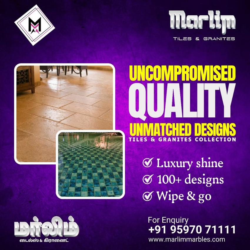 Use Marlim Marbles & Granites Tiles to Add Chisel Charm to Your Home