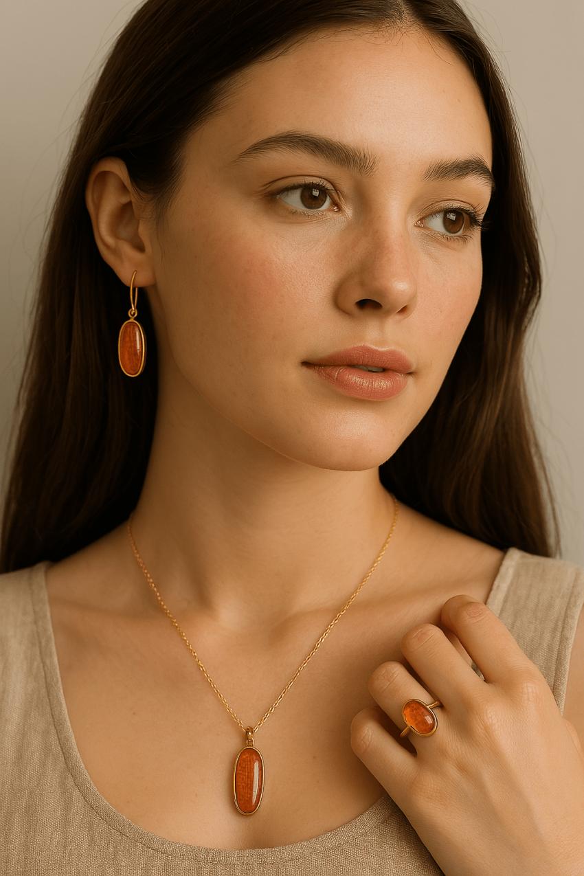 Orange Kyanite Jewelry For Bold Souls: Confidence, Clarity & Creativity