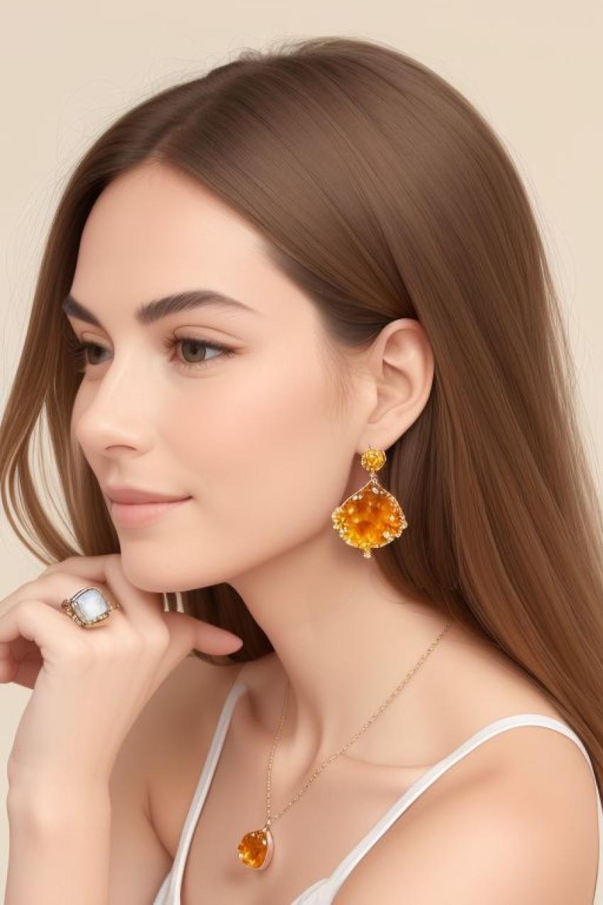 Glowing Citrine jewelry : The Golden Gem of pleasure, warmth, and Abundance