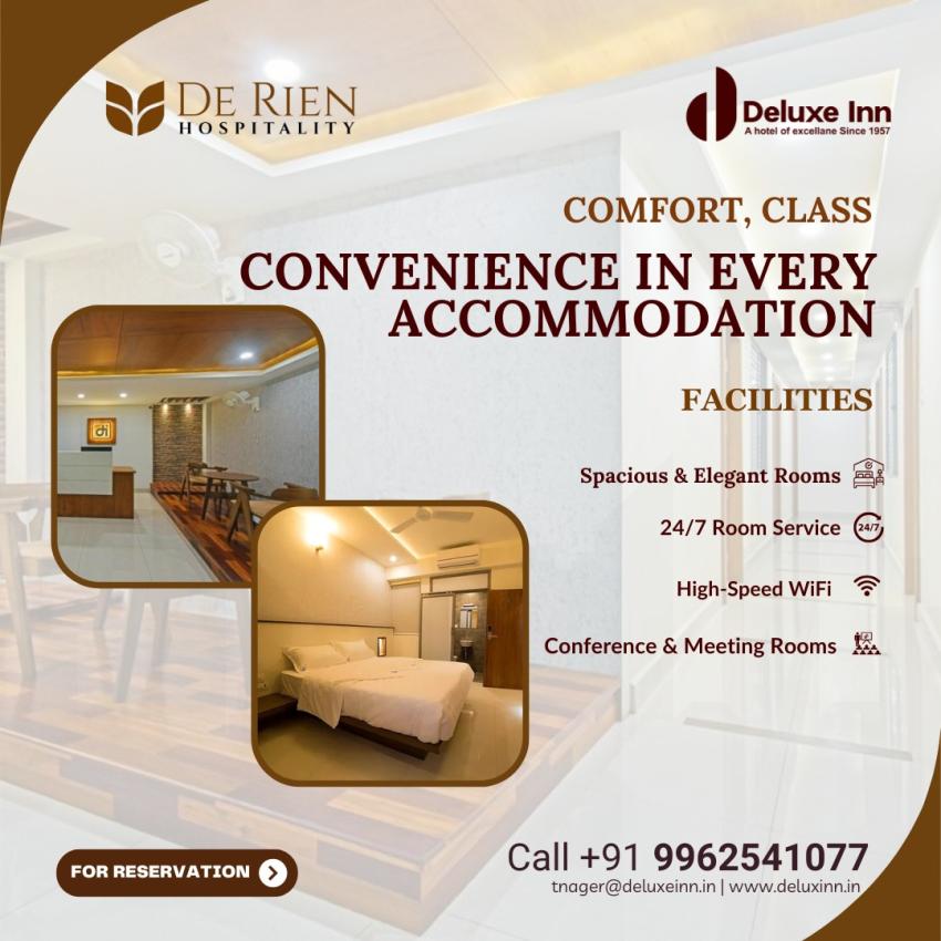 Ready to Visit Chennai? Book Your Room in Deluxe Inn at T. Nagar Now!