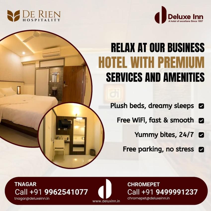 Your Effective Workplace in Chennai: Deluxe Inn