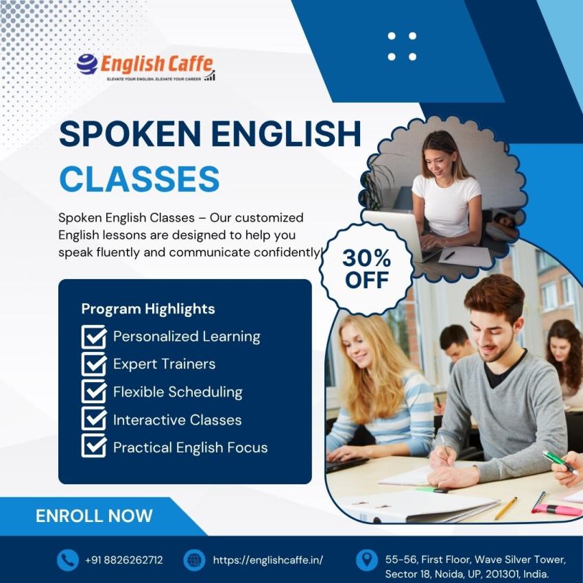 Spoken English Classes in Noida – Boost Your Confidence with English Caffe