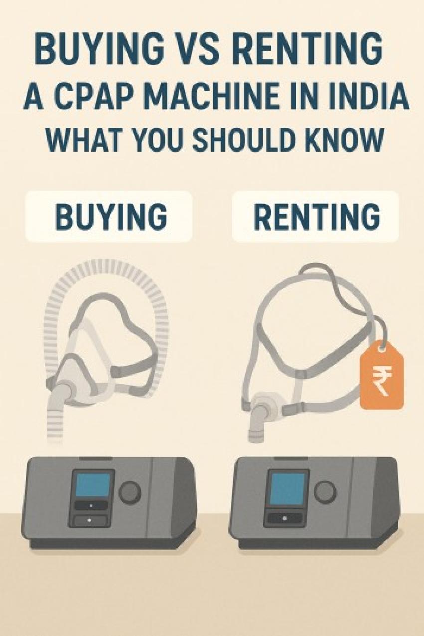 Buying vs Renting a CPAP Machine in India: What You Should Know