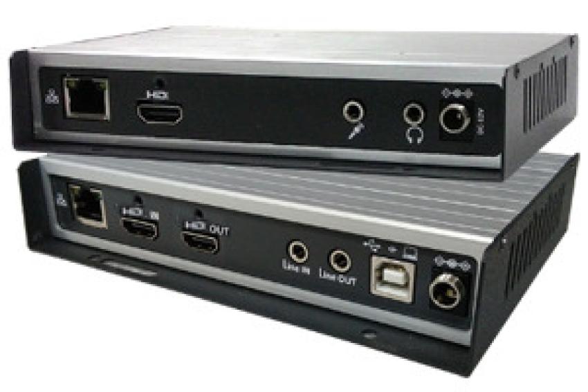 Gain improved scalability over networks and sub-networks using DVI extender