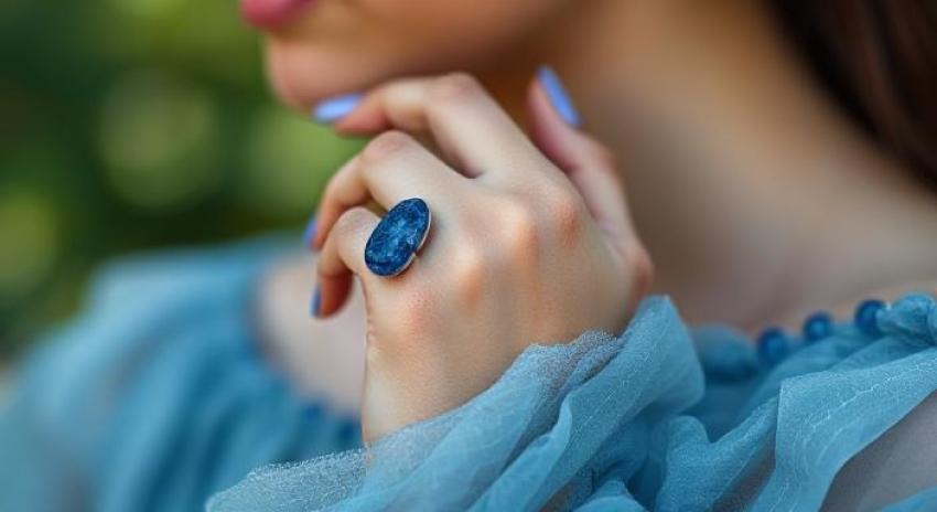 Blue Kyanite earrings: A route to Poised Presence
